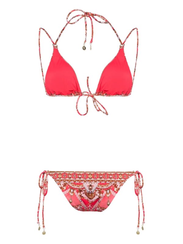 Camilla Bikini met print - Roze