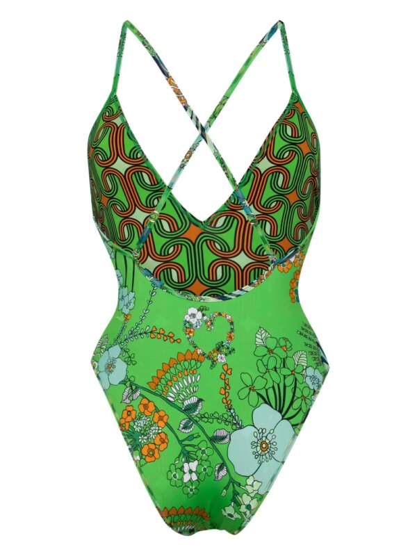 Camilla Badpak met print - Grijs