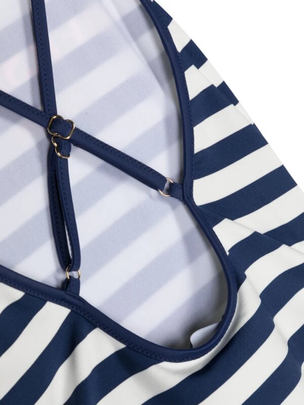 Versace Kids Gestreept badpak - Blauw