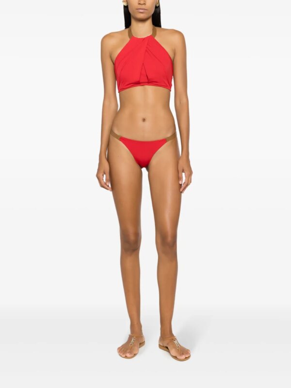 Lenny Niemeyer Bikinislip met bandje - Rood