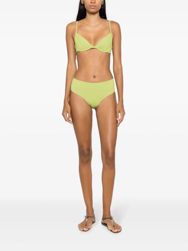 Lenny Niemeyer Bikinitop met halve cup - Groen