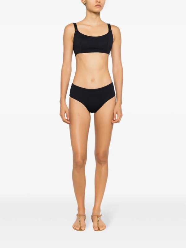 Lenny Niemeyer Bikinislip met diamantpatroon - Zwart