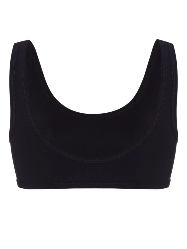 Jil Sander Bikinitop met logoprint - Blauw