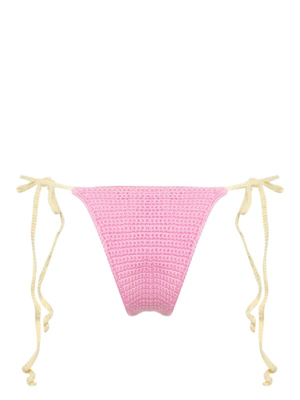 GCDS Heart gehaakte bikinislip - Roze