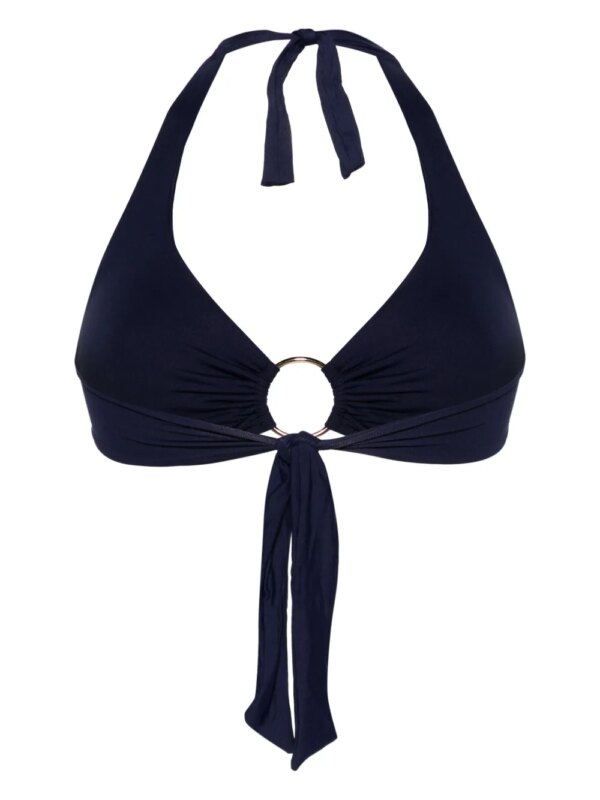 Melissa Odabash Brussels bikinitop met ringdetail - Blauw