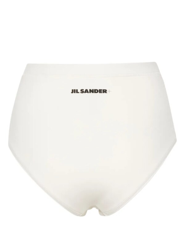Jil Sander High waist bikinislip - Wit