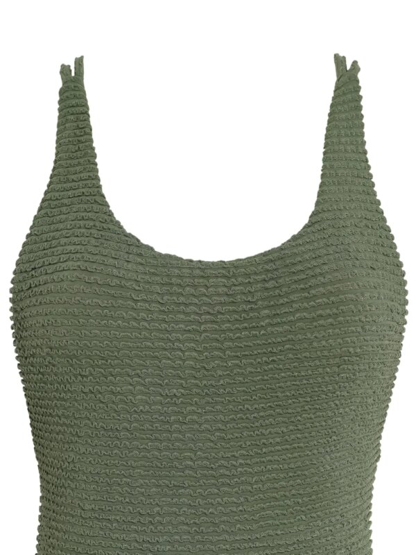 Brigitte Badpak met open rug - Groen