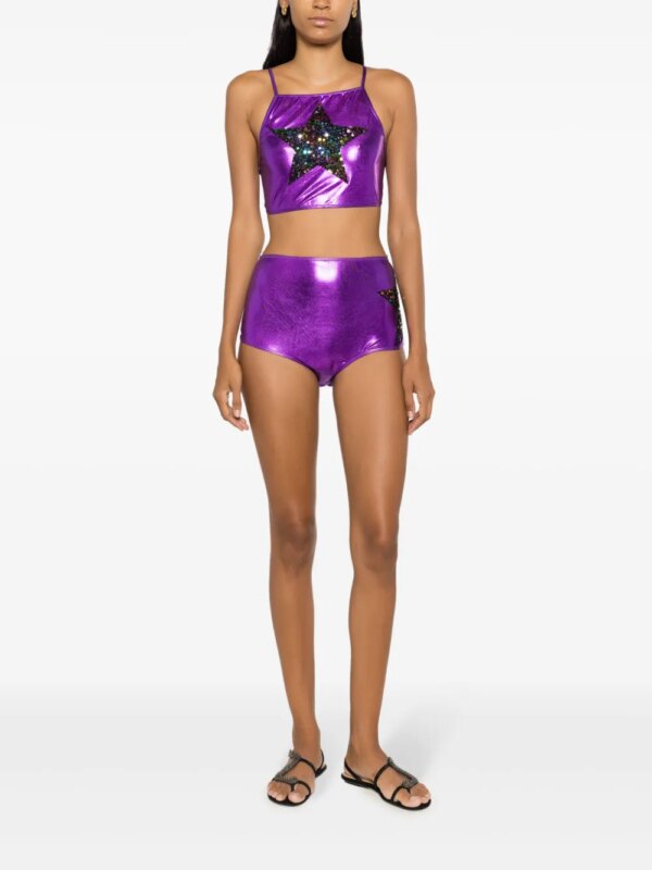 Brigitte Carnaval/Festival bikini met pailletten - Paars