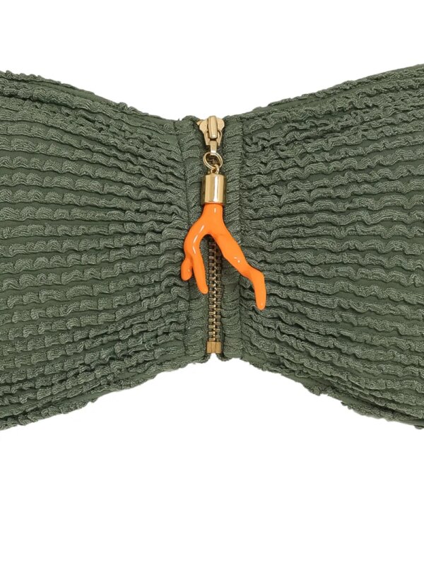 Brigitte Seersucker bikini - Groen