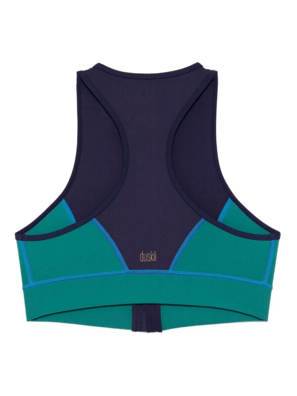 Duskii Neopreen top met hoge hals - Blauw