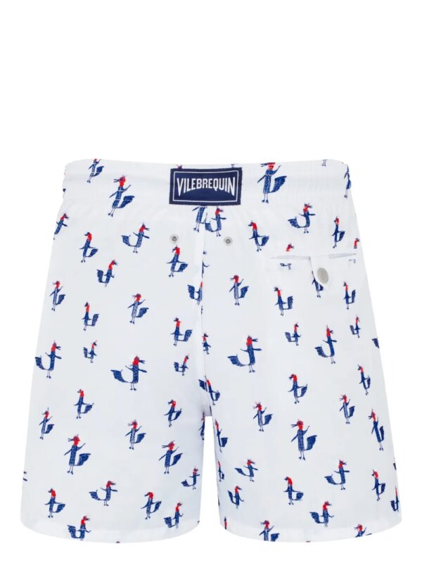 Vilebrequin Zwembroek met print - Wit