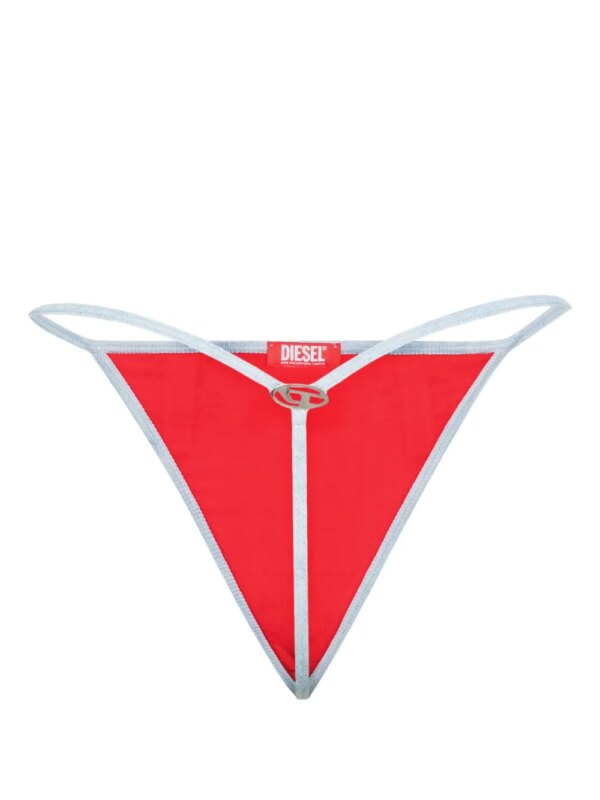 Diesel Bikinislip met print - Blauw