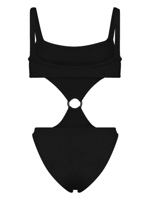 PARAMIDONNA Olicia gekreukt badpak - Zwart