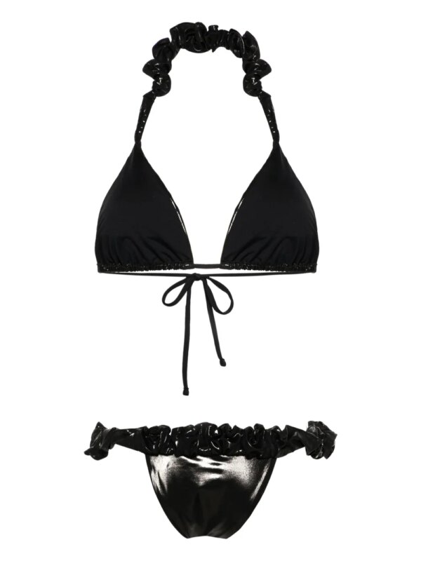PARAMIDONNA Mimi bikini met metallic afwerking - Zwart