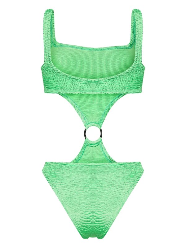 PARAMIDONNA Olivia gesmockt badpak - Groen