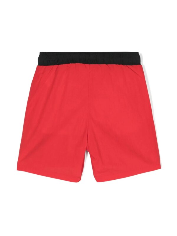 HUGO KIDS Zwembroek met logoprint - Rood