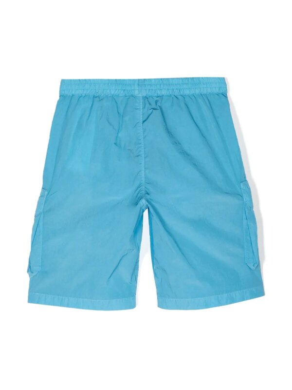 C.P. Company Kids Zwembroek met lensdetail - Blauw