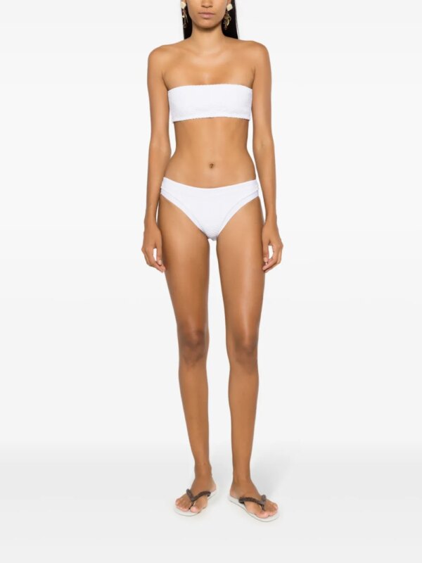 Amir Slama Bikinitop met textuur - Wit