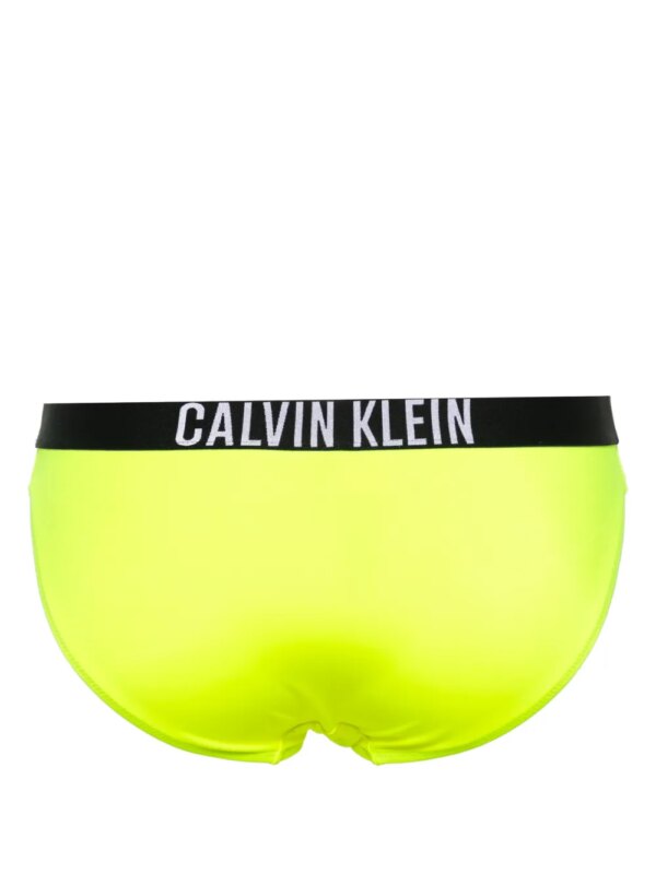 Calvin Klein Bikinislip met logoband - Geel