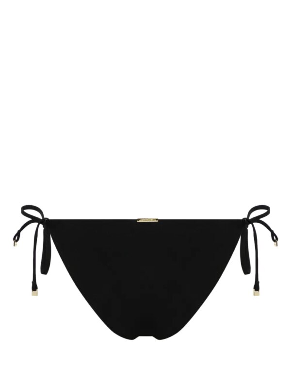 Calvin Klein Bikinislip met gestrikte zijkant - Zwart