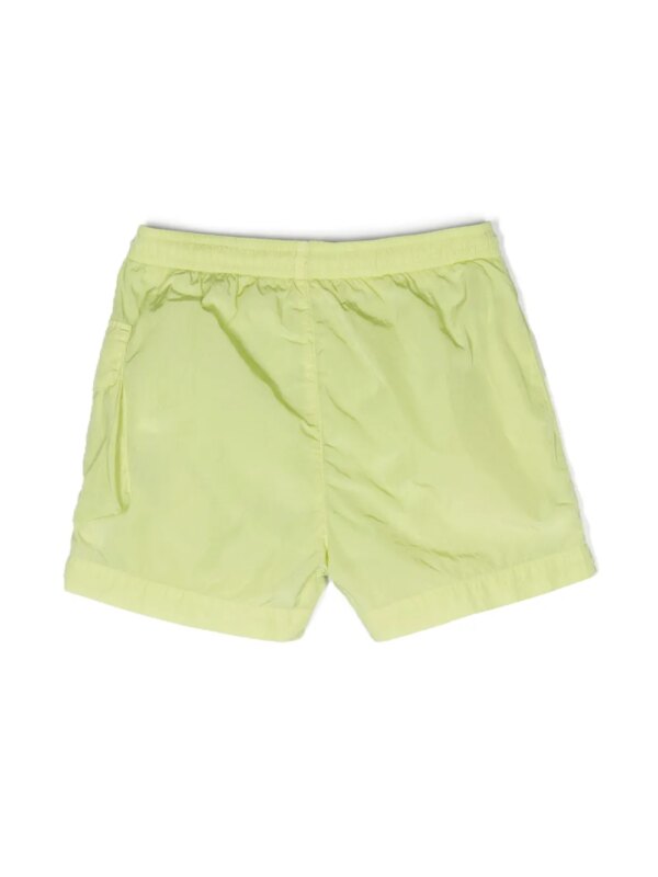 C.P. Company Kids Zwembroek met lensdetail - Groen