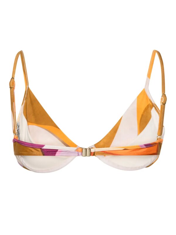 Raquel Diniz Bikinitop met abstracte print - Beige