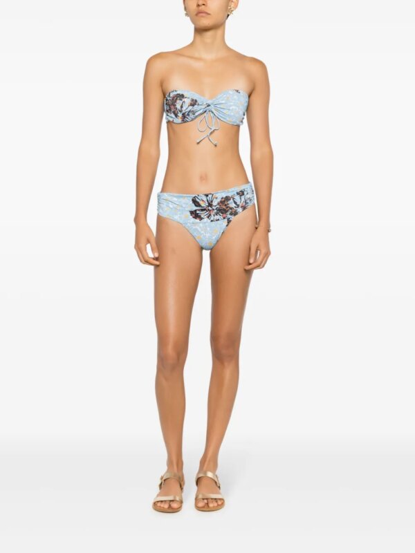 Clube Bossa Bikinislip met bloemenprint - Blauw