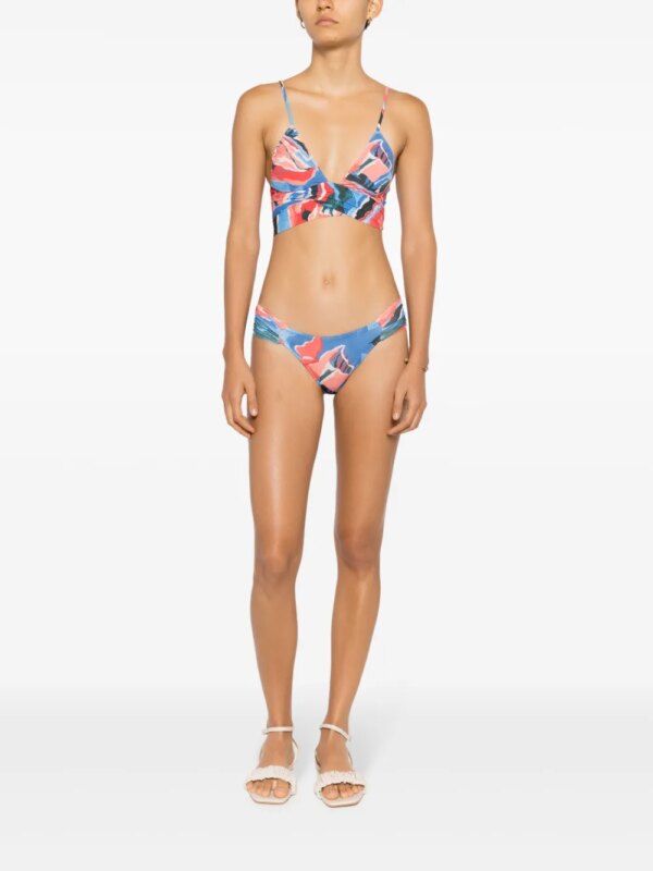 Clube Bossa Ricy bikinislip met print - Blauw