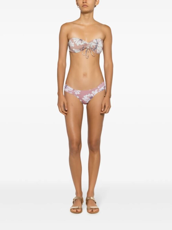Clube Bossa Bikinislip met bloemenprint - Bruin