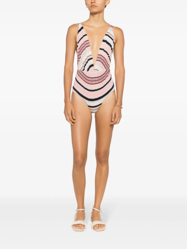 Clube Bossa Clavert badpak met watervalhals - Veelkleurig