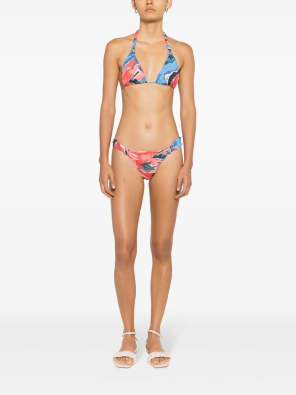 Clube Bossa Bikinislip met bloemenprint - Blauw