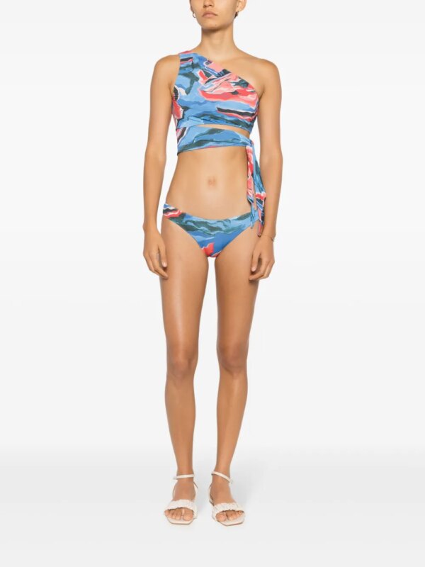 Clube Bossa Bikinislip met print - Blauw