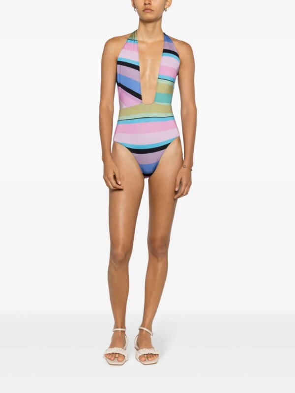 Clube Bossa Badpak met watervalhals - Veelkleurig