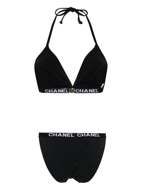 CHANEL Pre-Owned 1990-2000s bikini - Zwart