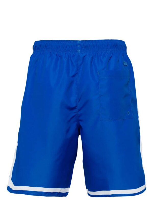 Lacoste Zwembroek met logoprint - Blauw