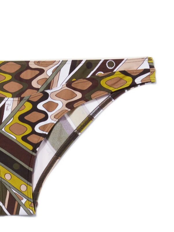 PUCCI Bikinislip met Vivara-print - Groen