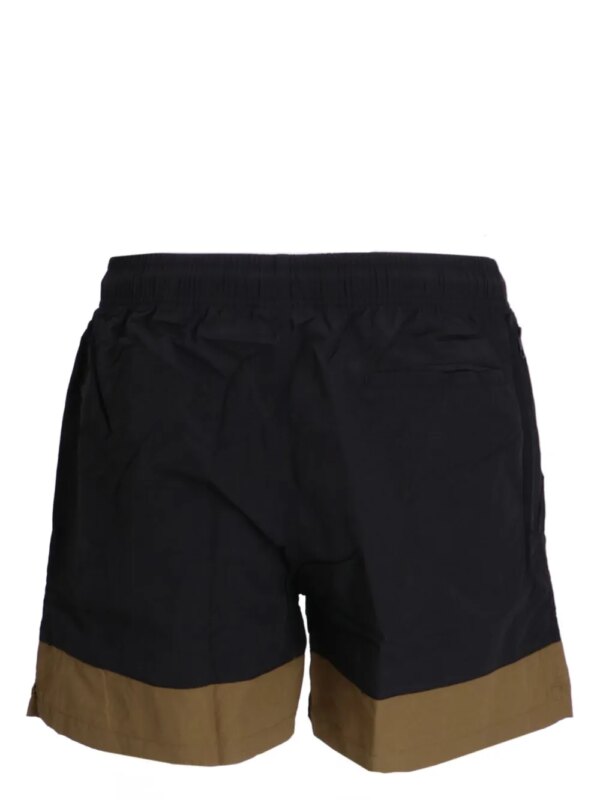 OAS Company Zwembroek met trekkoord en vlakken - Zwart