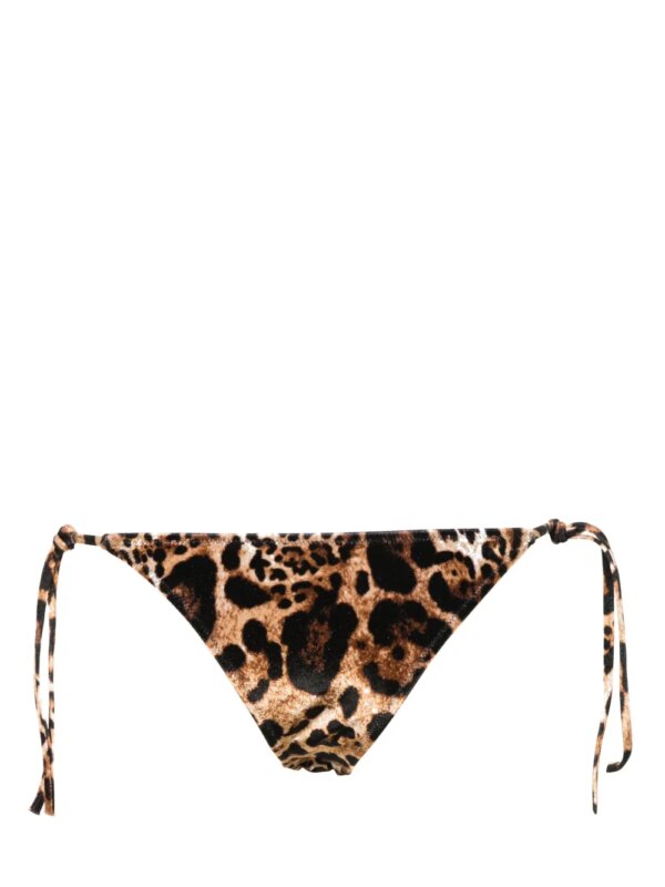 VETEMENTS Bikinislip met luipaardprint - Bruin