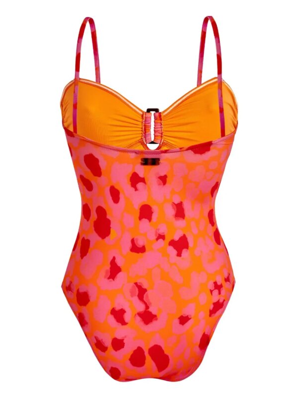 Vilebrequin Badpak met abstracte print - Roze