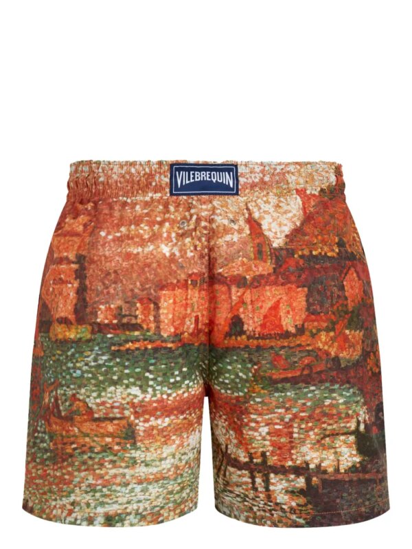 Vilebrequin Zwembroek met trekkoord - Rood