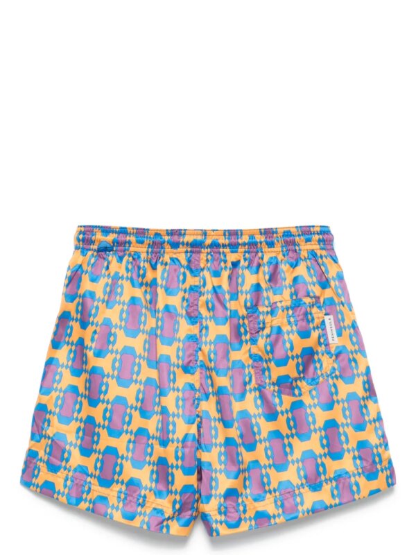 PENINSULA SWIMWEAR Zwembroek met grafische print - Oranje