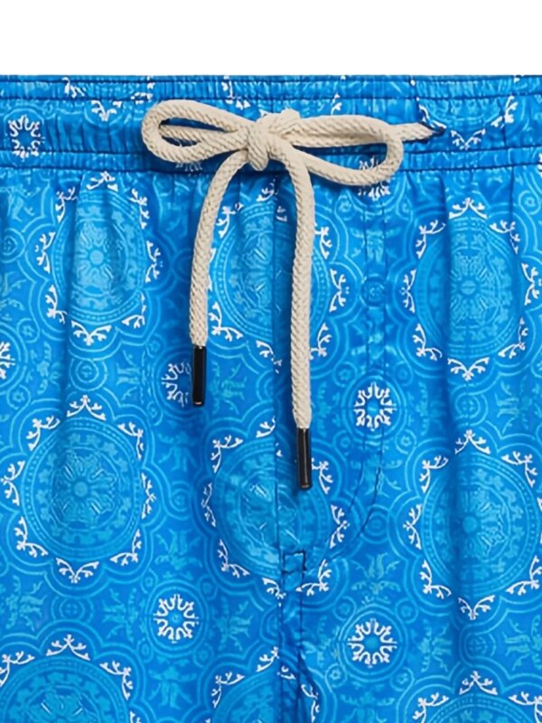 PENINSULA SWIMWEAR Zwembroek met bloemenprint - Blauw