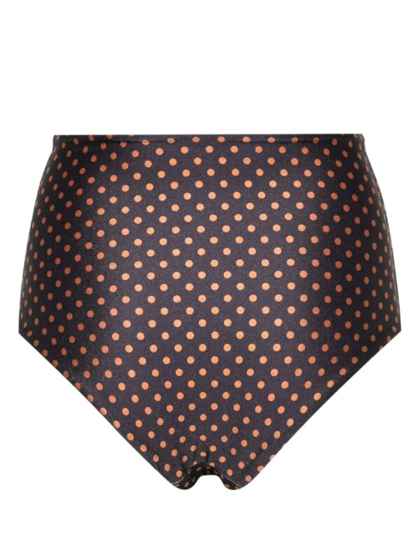 Faithfull the Brand Reyes bikinislip met stippen - Grijs