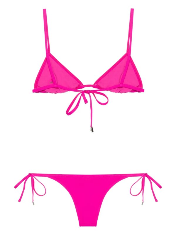 The Attico Bikini met sterrenprint - Roze
