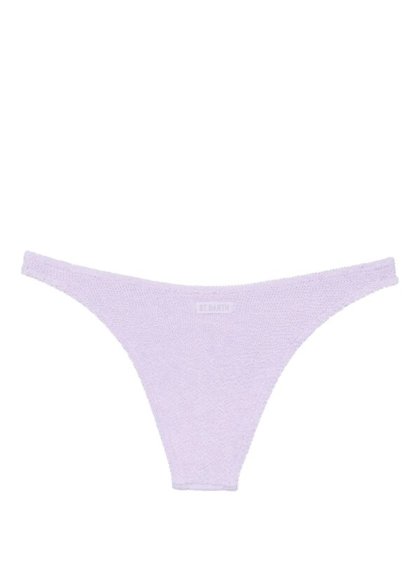 MC2 Saint Barth Gesmockte bikinislip - Paars