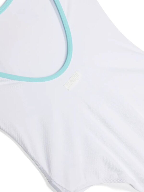 MC2 Saint Barth Kids Badpak met logo - Wit