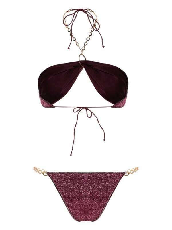 Oséree Bikini met ketting - Paars