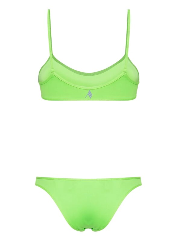 The Attico Bikini met logo - Groen