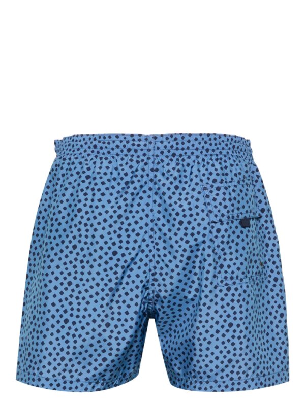 Canali Zwembroek met stippen - Blauw