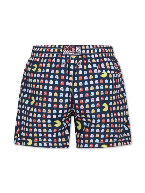 MC2 Saint Barth Kids Zwembroek met print - Blauw